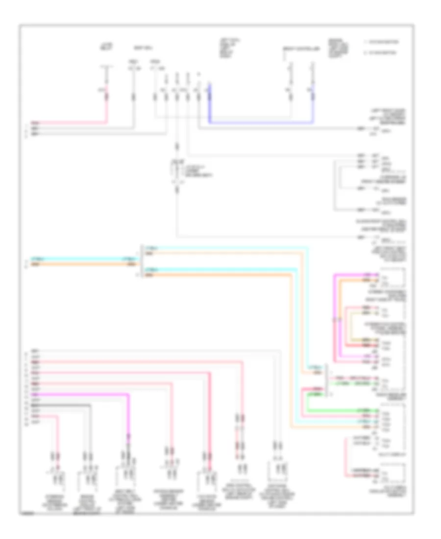 High Low Bus Wiring Diagram 3 of 3 for Lexus IS 250 2009