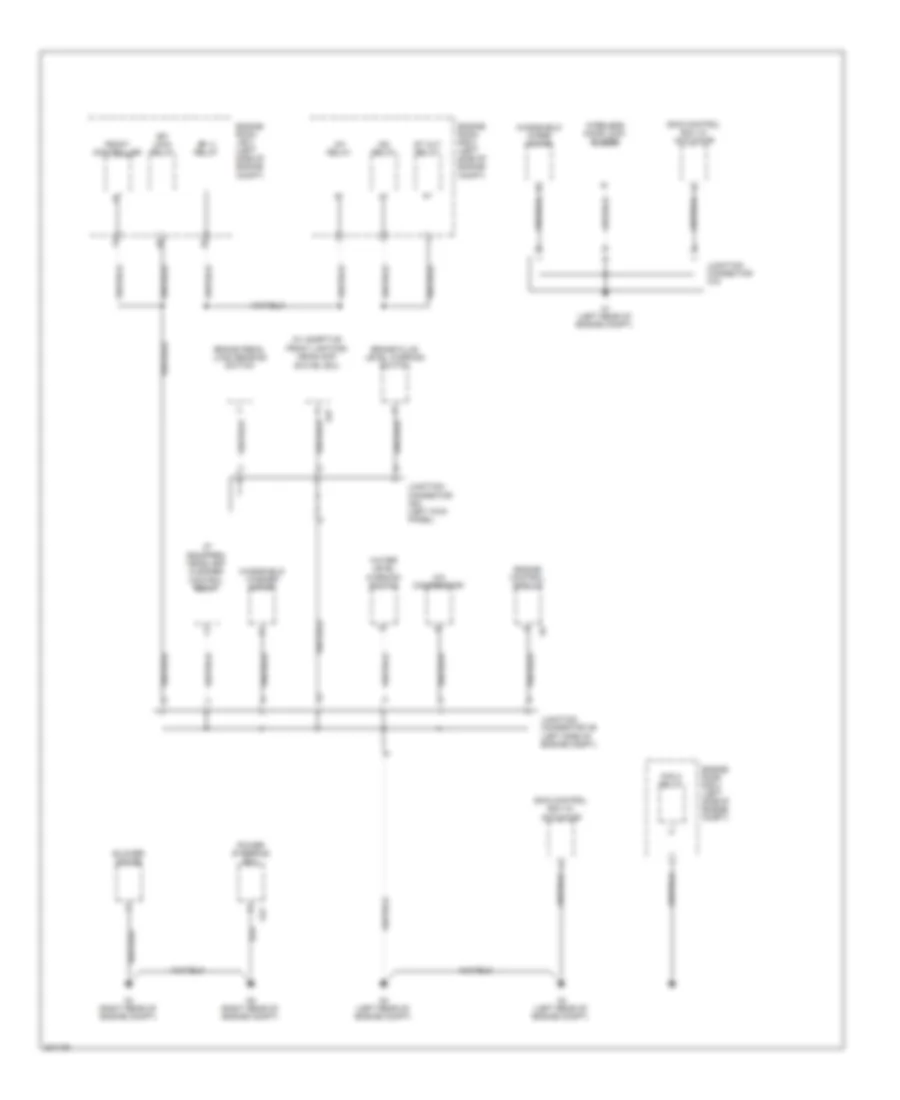 Ground Distribution Wiring Diagram 1 of 7 for Lexus IS 250 2009