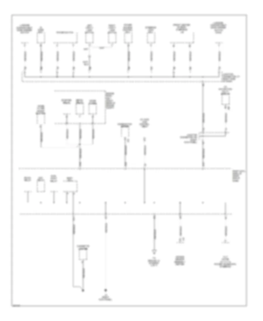 Ground Distribution Wiring Diagram 3 of 7 for Lexus IS 250 2009