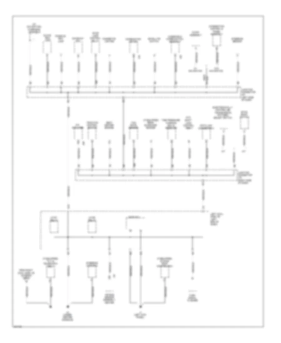 Ground Distribution Wiring Diagram 4 of 7 for Lexus IS 250 2009