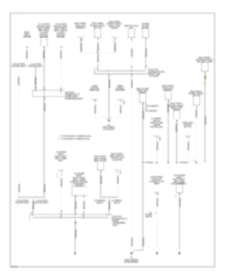 Ground Distribution Wiring Diagram (6 of 7) for Lexus IS 250 2009