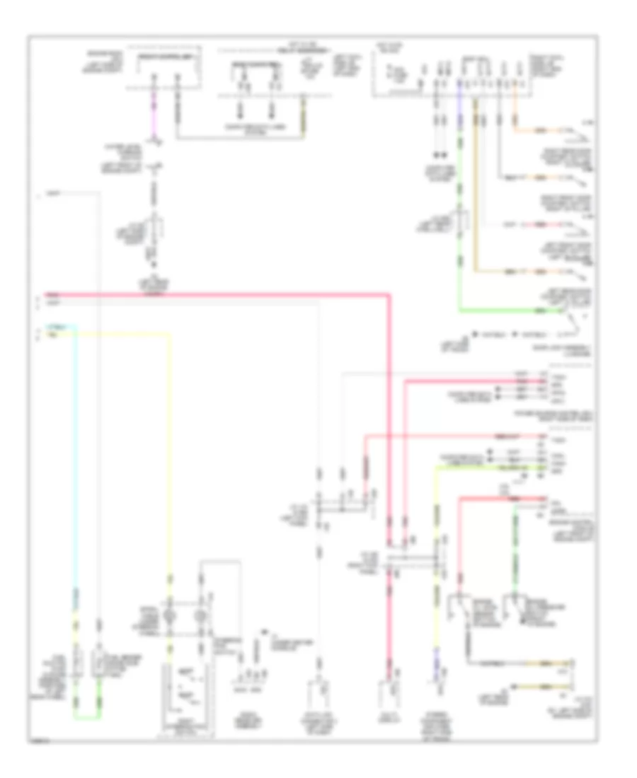 Instrument Cluster Wiring Diagram 2 of 2 for Lexus IS 250 2009