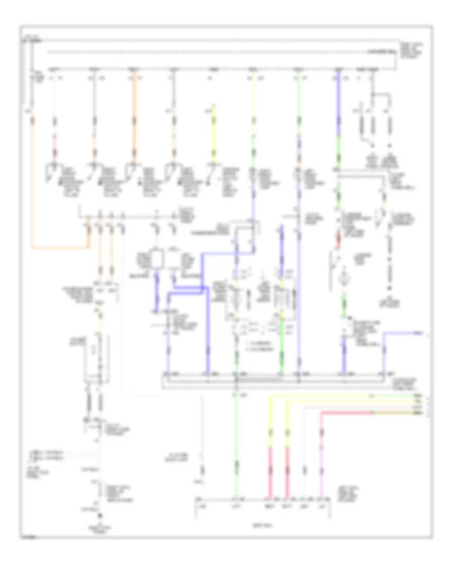 Courtesy Lamps Wiring Diagram 1 of 2 for Lexus IS 250 2009