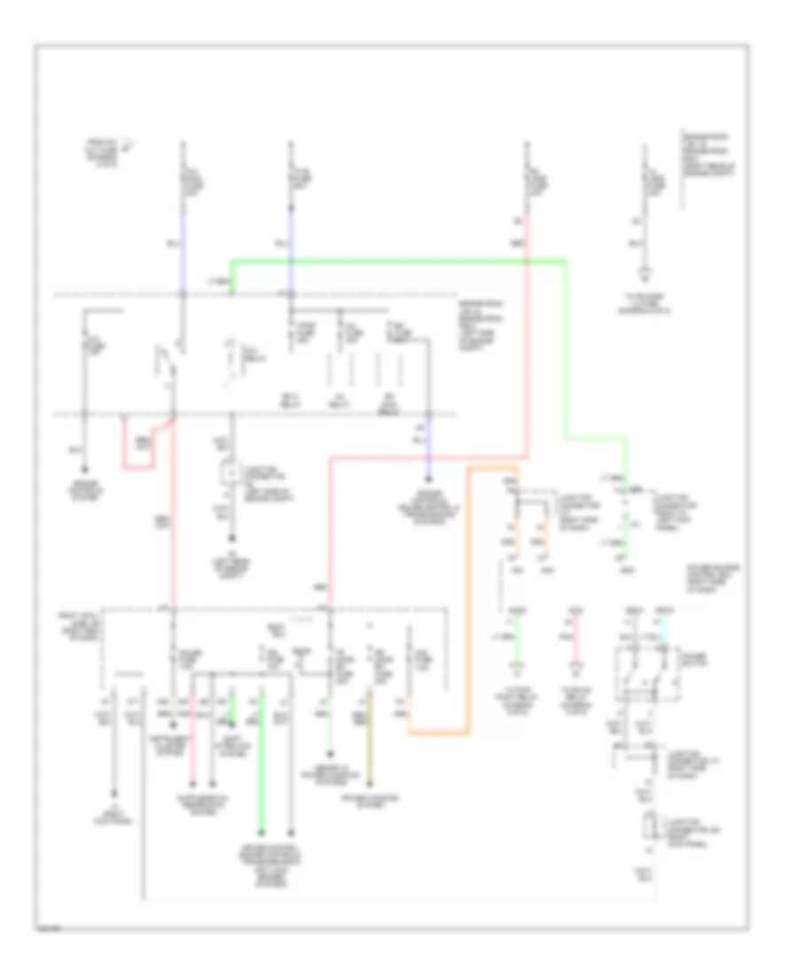 Power Distribution Wiring Diagram 3 of 5 for Lexus IS 250 2009