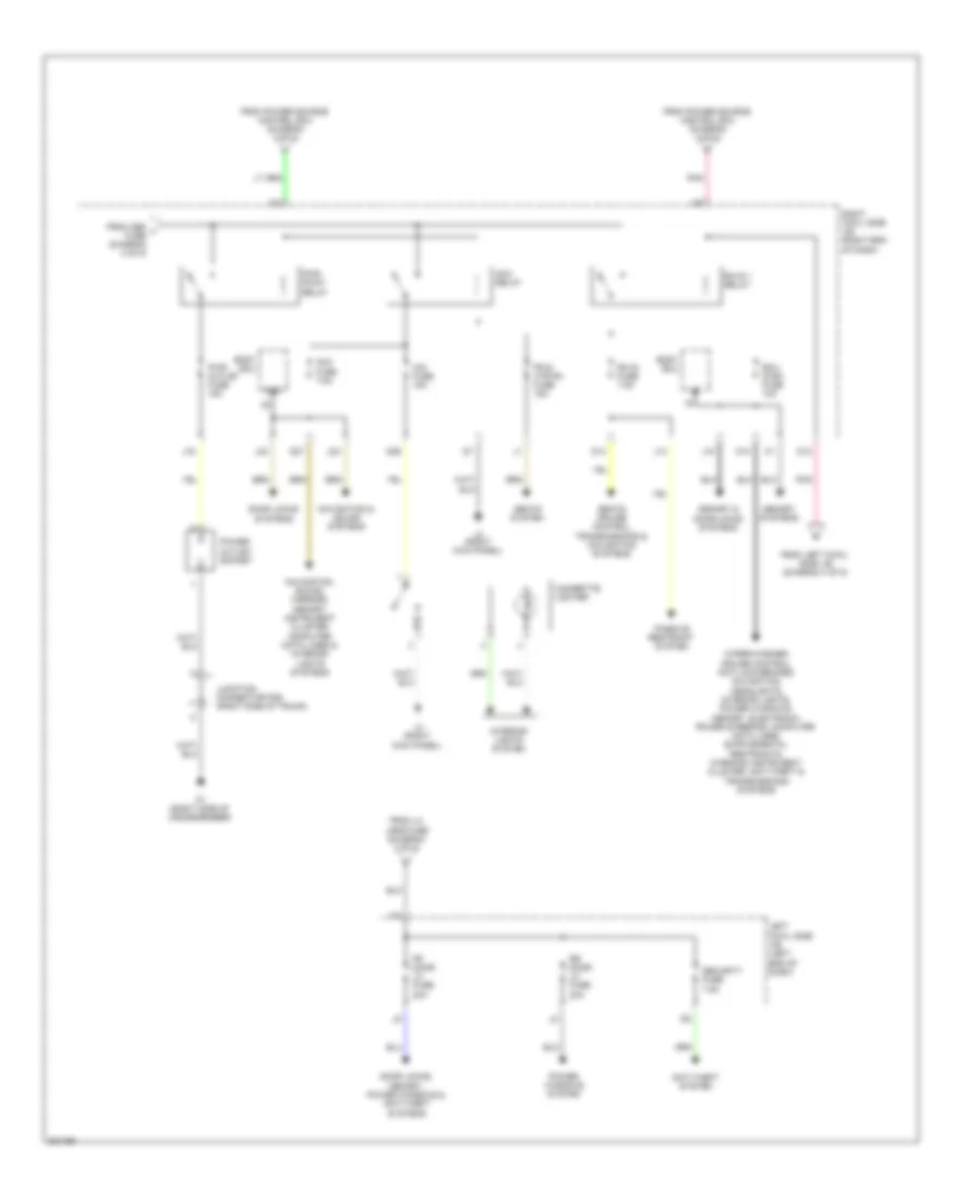 Power Distribution Wiring Diagram 5 of 5 for Lexus IS 250 2009