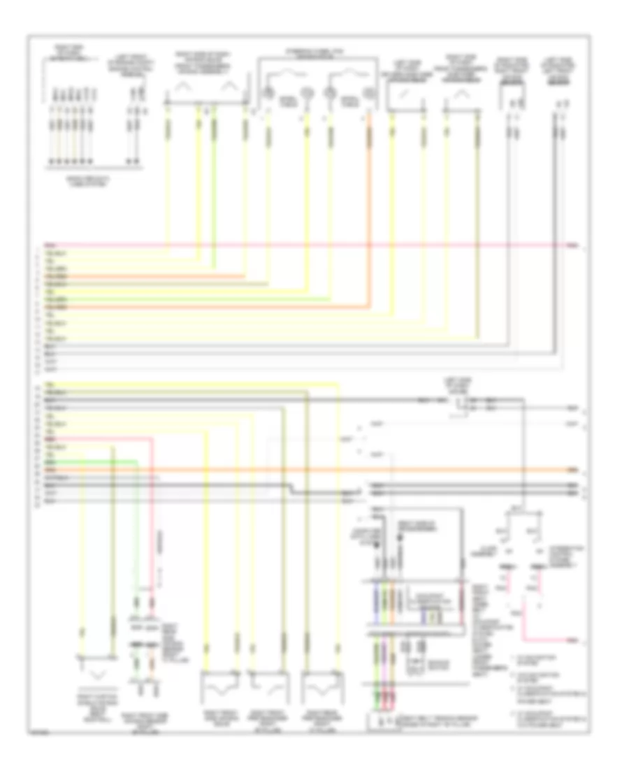 Supplemental Restraint Wiring Diagram (2 of 3) for Lexus IS 250 2009