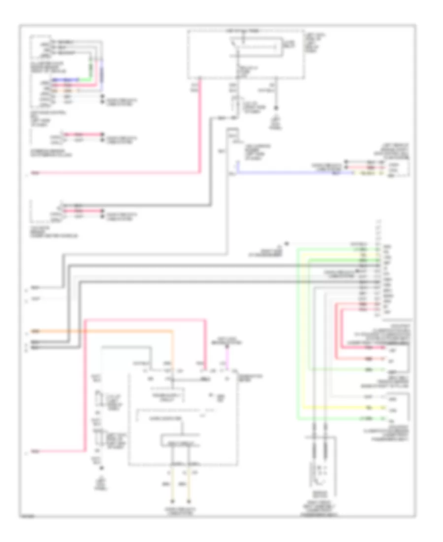 Supplemental Restraint Wiring Diagram (3 of 3) for Lexus IS 250 2009