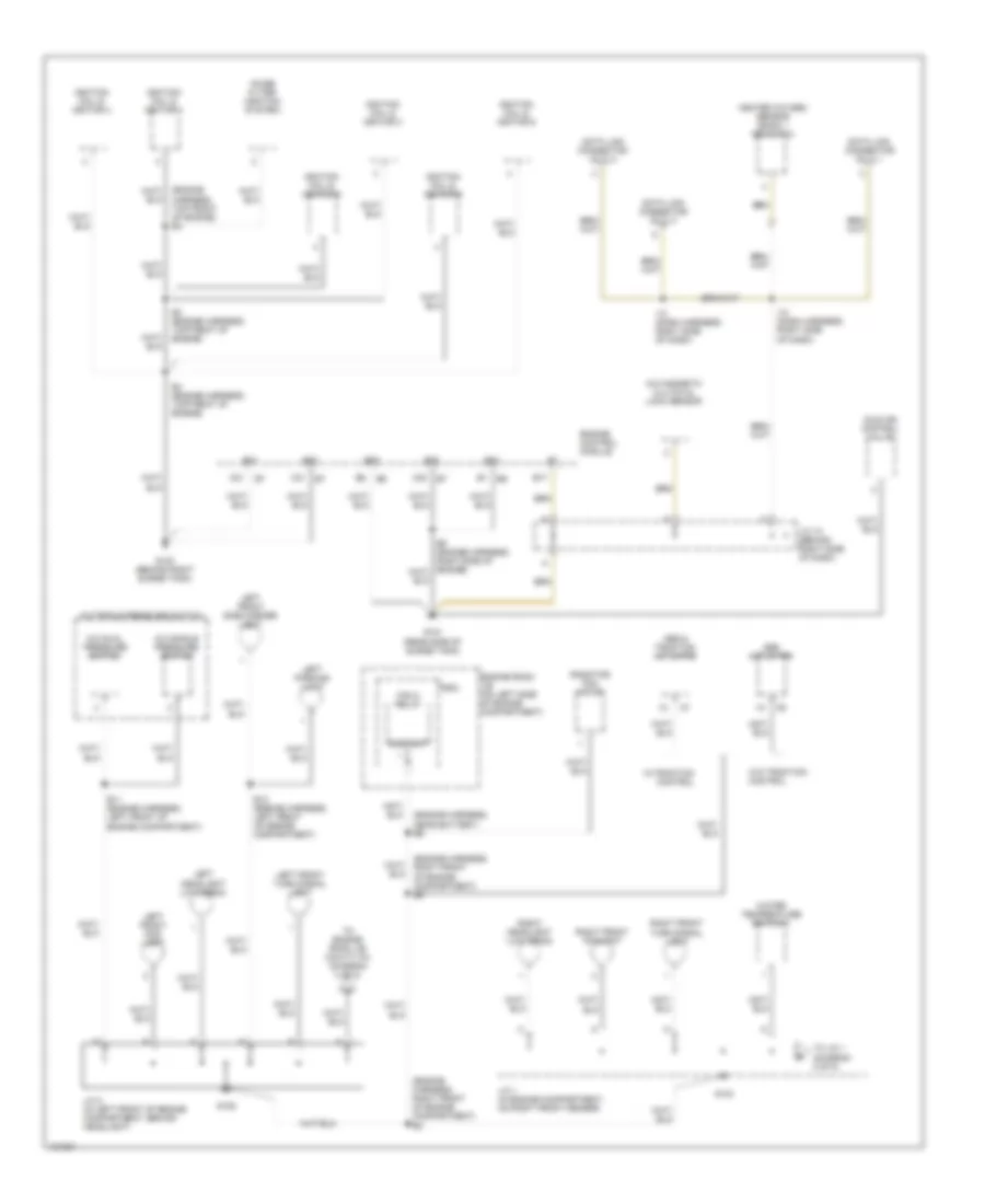 Ground Distribution Wiring Diagram 1 of 5 for Lexus RX 300 1999