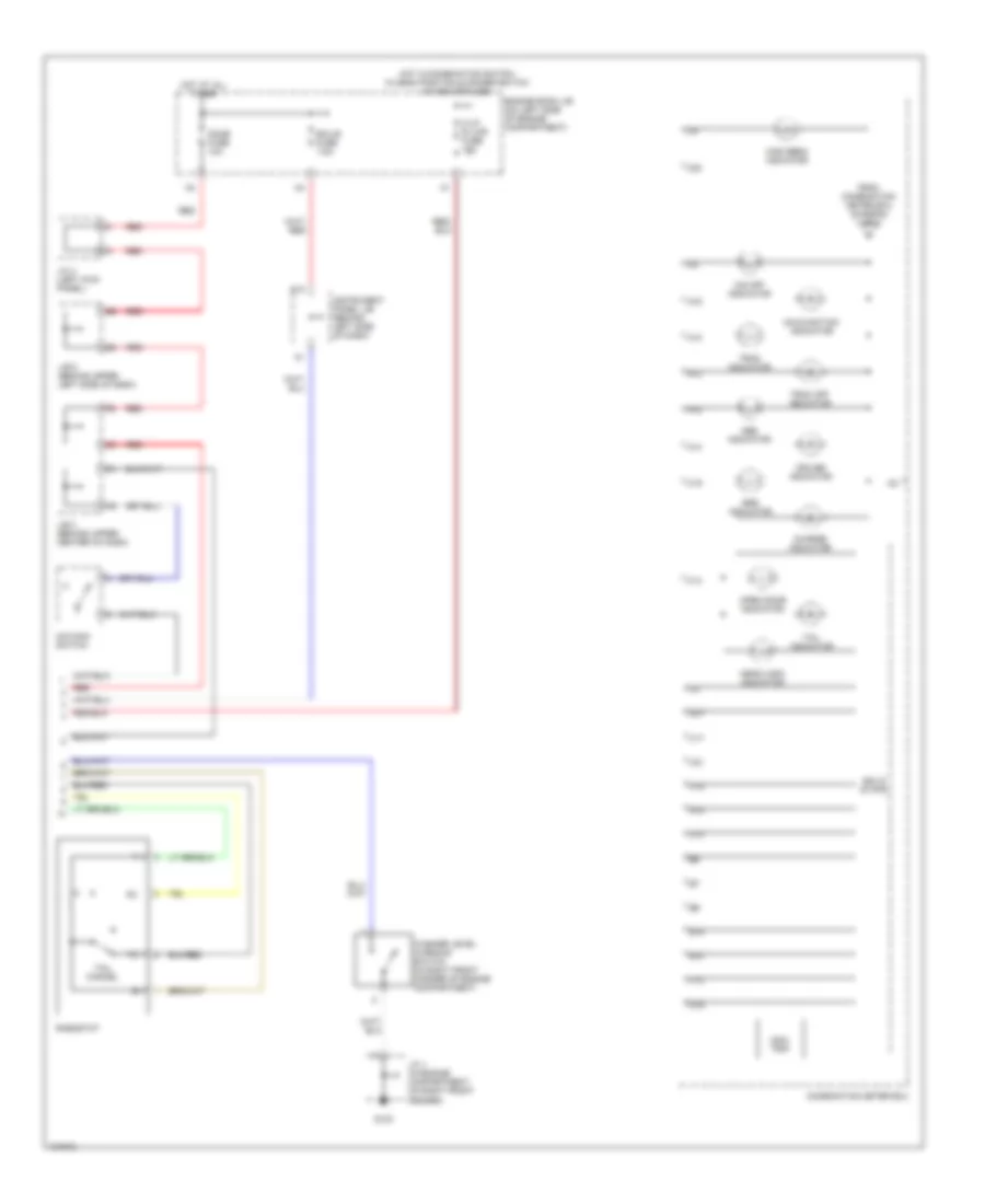 Instrument Cluster Wiring Diagram 2 of 2 for Lexus RX 300 1999