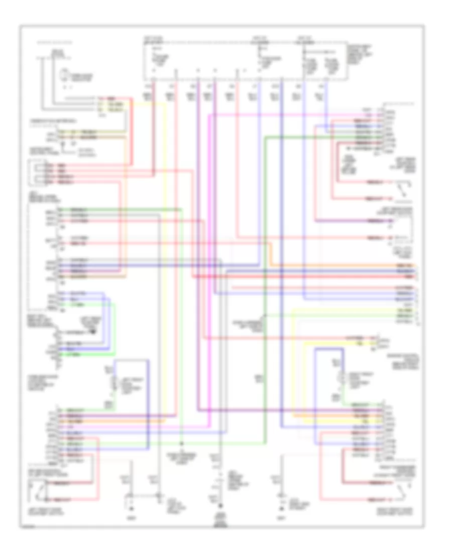 Courtesy Lamps Wiring Diagram 1 of 2 for Lexus RX 300 1999