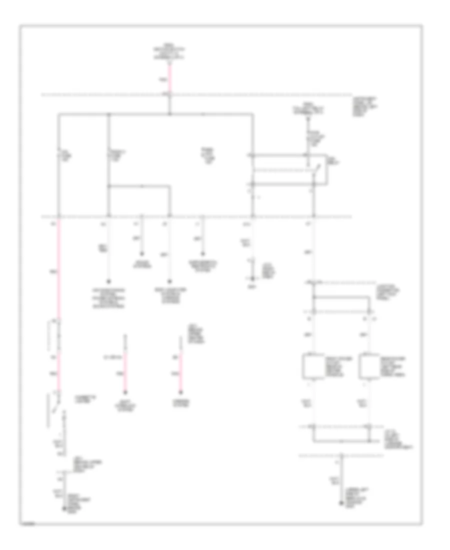 Power Distribution Wiring Diagram (4 of 4) for Lexus RX 300 1999