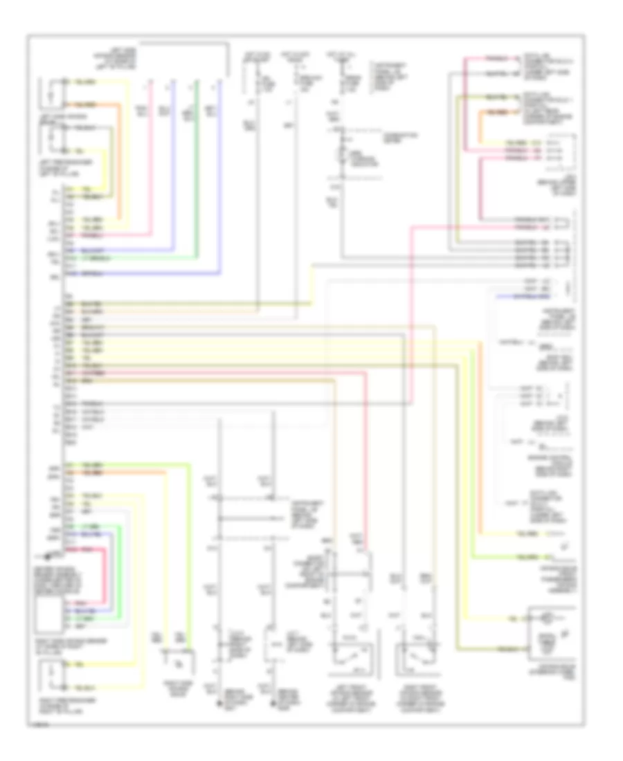 Supplemental Restraint Wiring Diagram for Lexus RX 300 1999