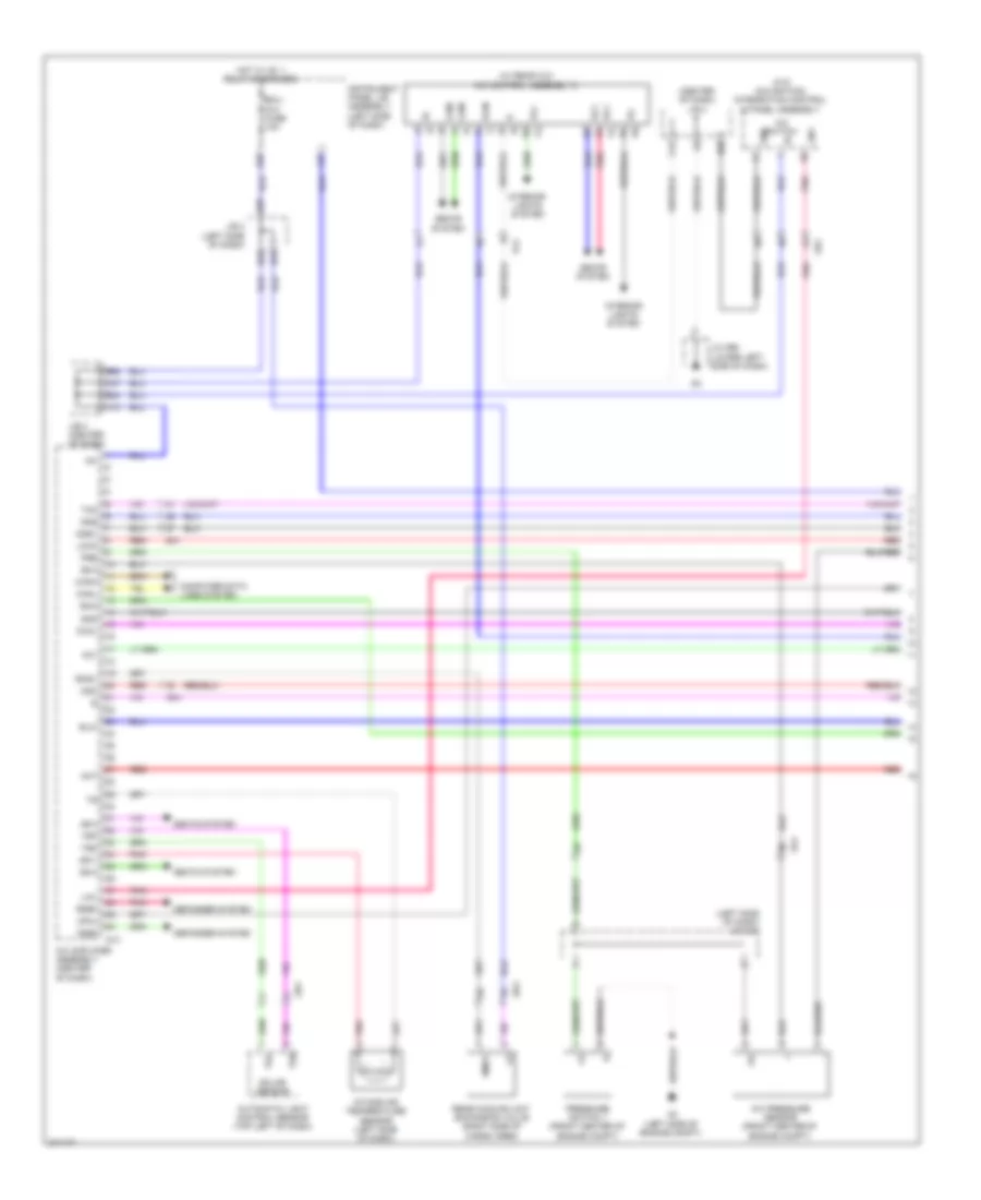 Automatic AC Wiring Diagram (1 of 4) for Lexus GX 460 2013
