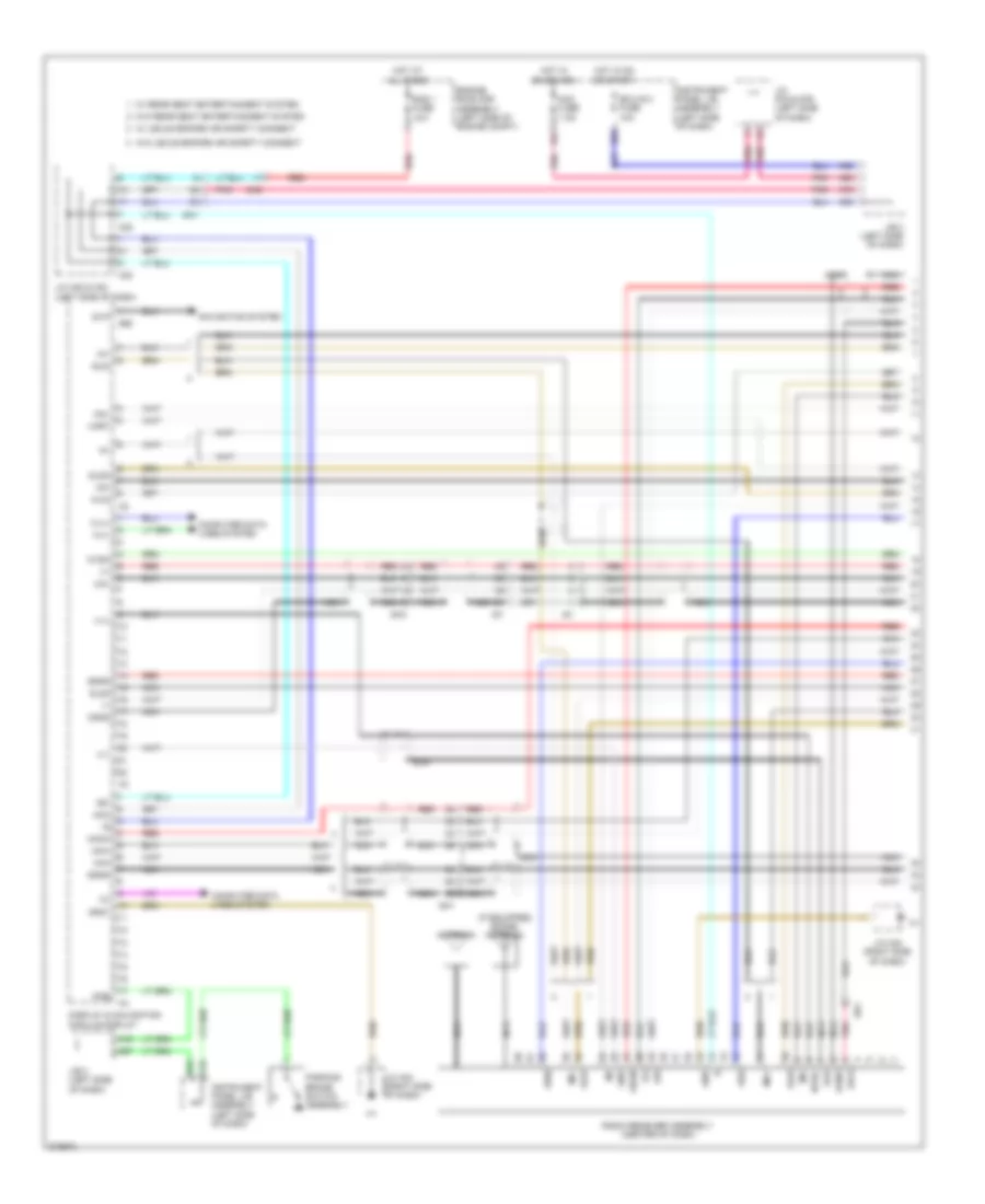 Navigation Wiring Diagram, 17 Speaker (1 of 5) for Lexus GX 460 2013