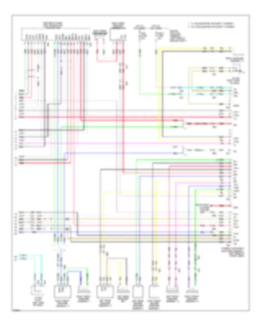 Navigation Wiring Diagram, 17 Speaker (5 of 5) for Lexus GX 460 2013