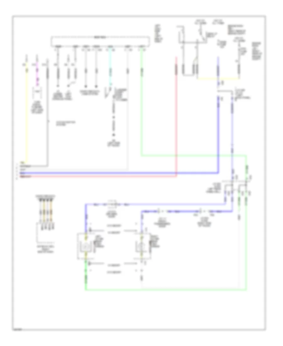 Anti-theft Wiring Diagram, without Smart Key System (3 of 4) for Lexus IS 350 2009