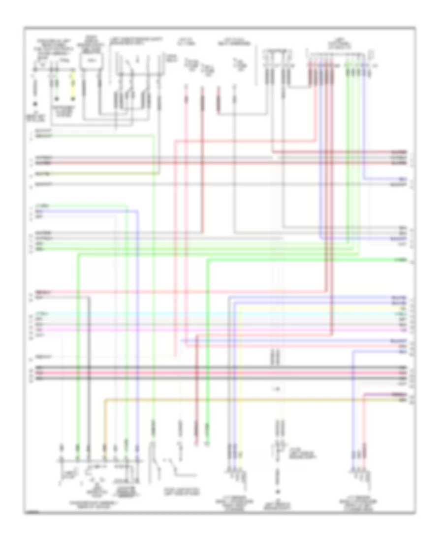 3 5L Engine Performance Wiring Diagram 2 of 8 for Lexus IS 350 2009