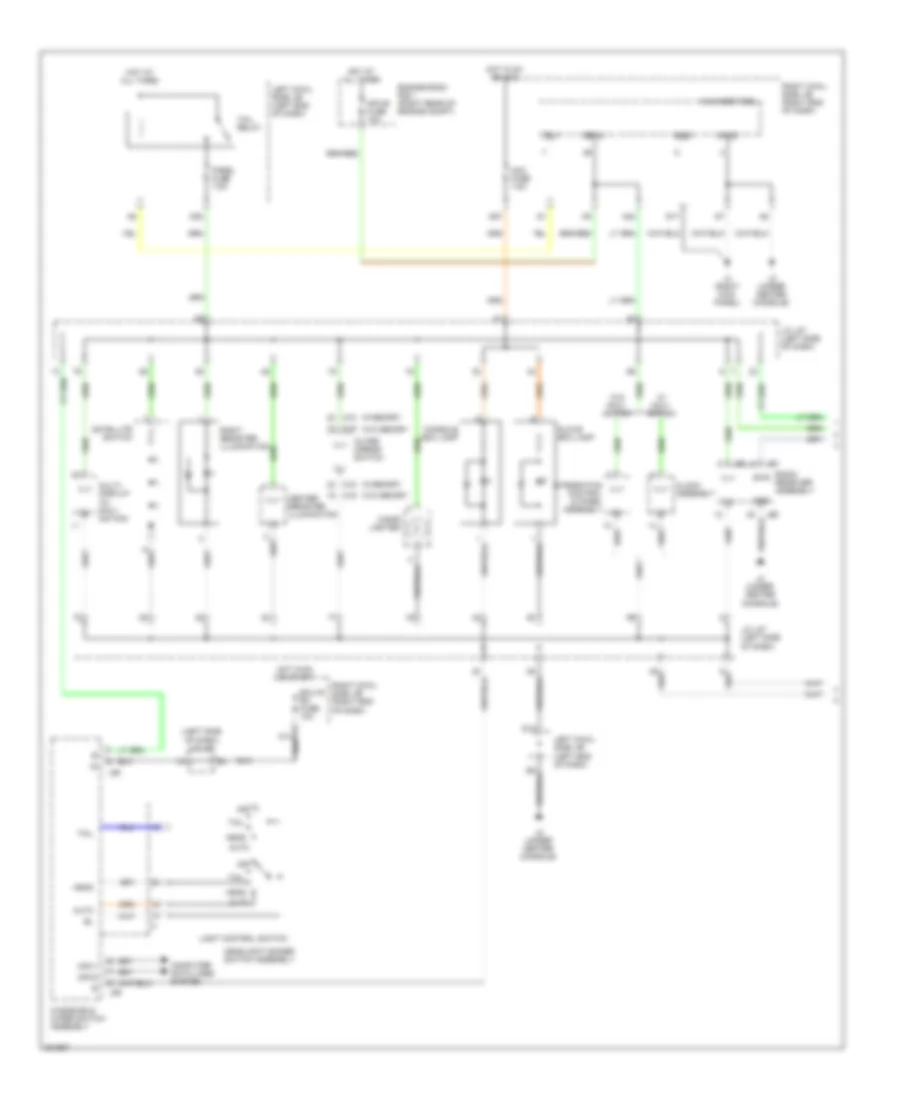 Instrument Illumination Wiring Diagram (1 of 2) for Lexus IS 350 2009