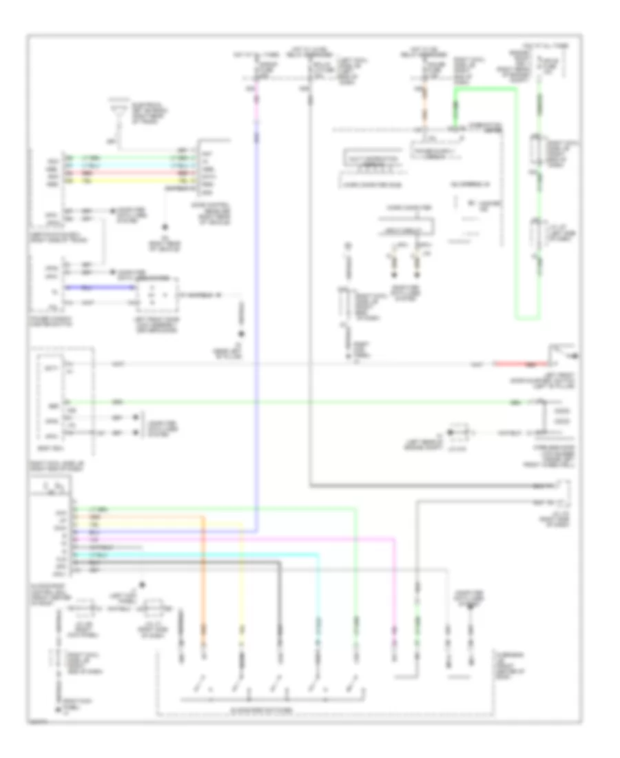 Power Top Sunroof Wiring Diagram for Lexus IS 350 2009