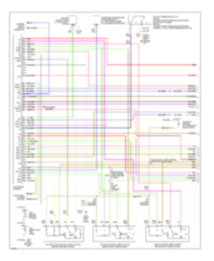 Automatic A C Wiring Diagram 1 of 2 for Lexus SC 300 1999