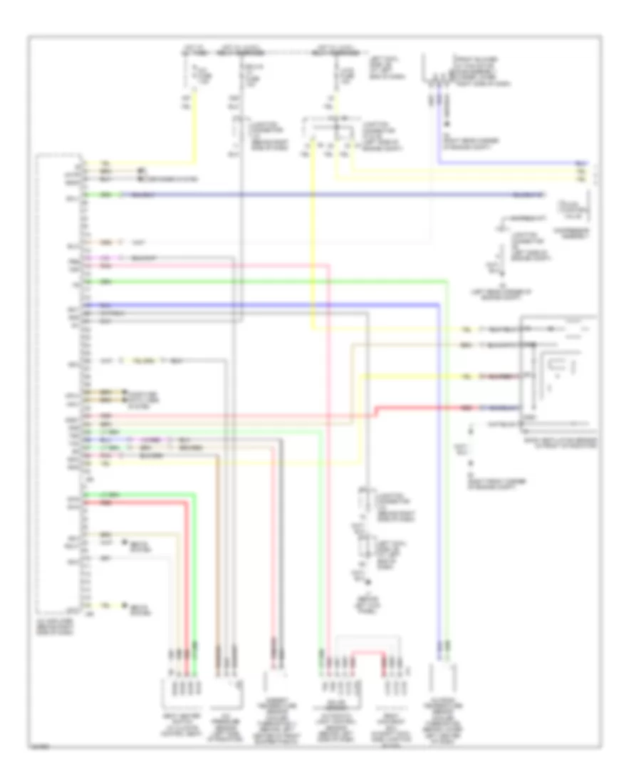 Электросхема кондиционера (1 из 2) для Lexus IS F 2009