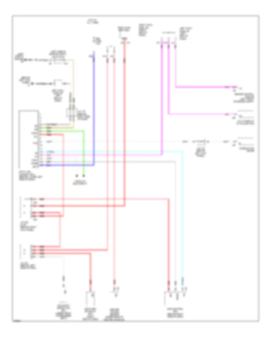 Data Link Connector Wiring Diagram for Lexus IS F 2009