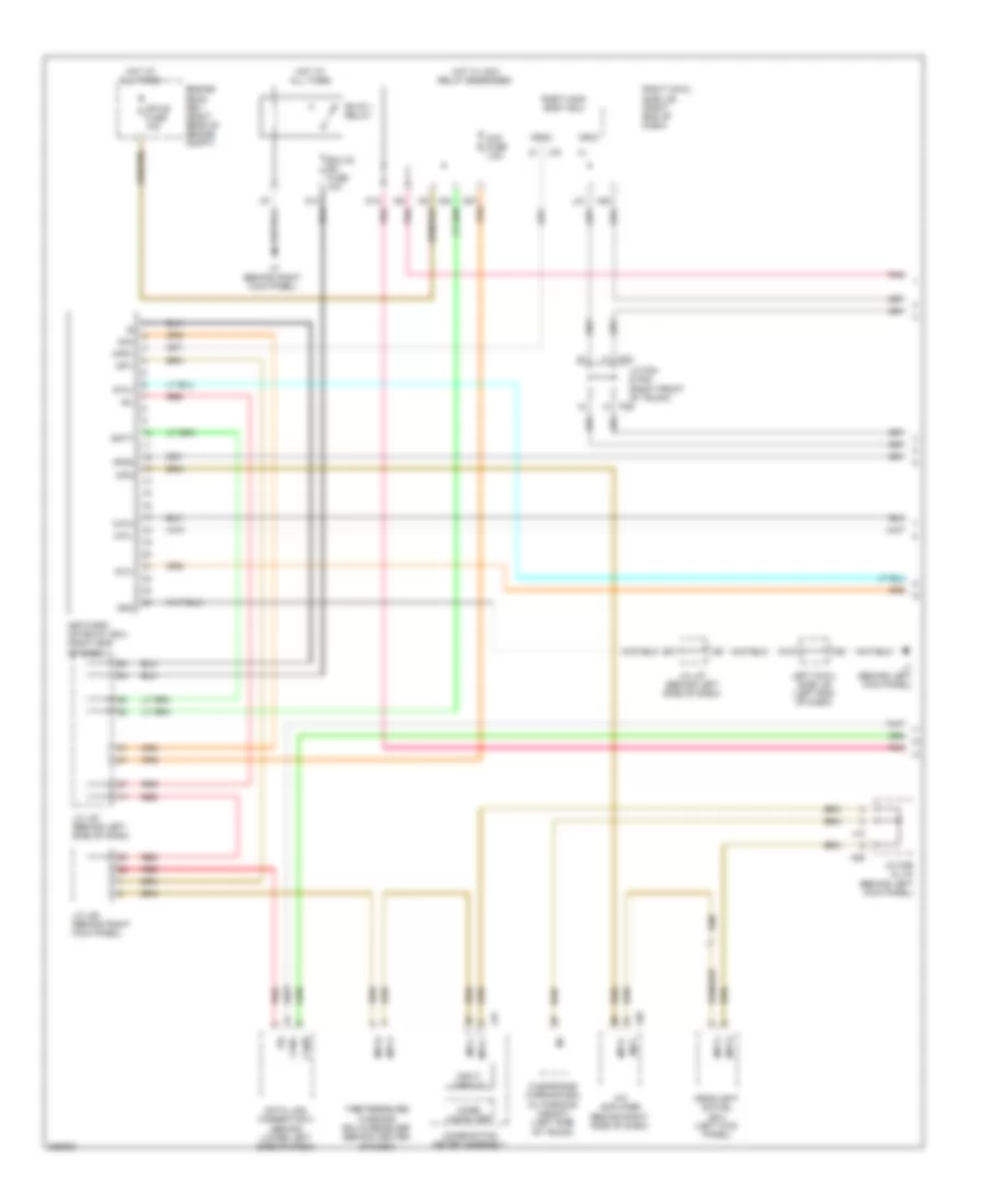High Low Bus Wiring Diagram 1 of 3 for Lexus IS F 2009