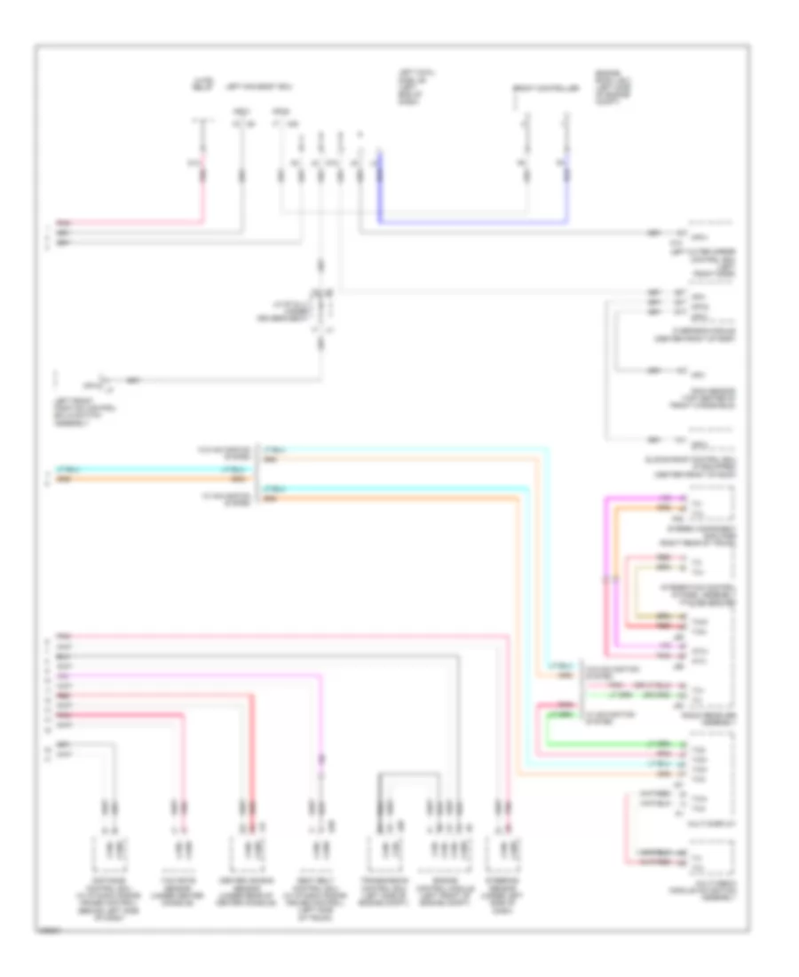 High Low Bus Wiring Diagram 3 of 3 for Lexus IS F 2009