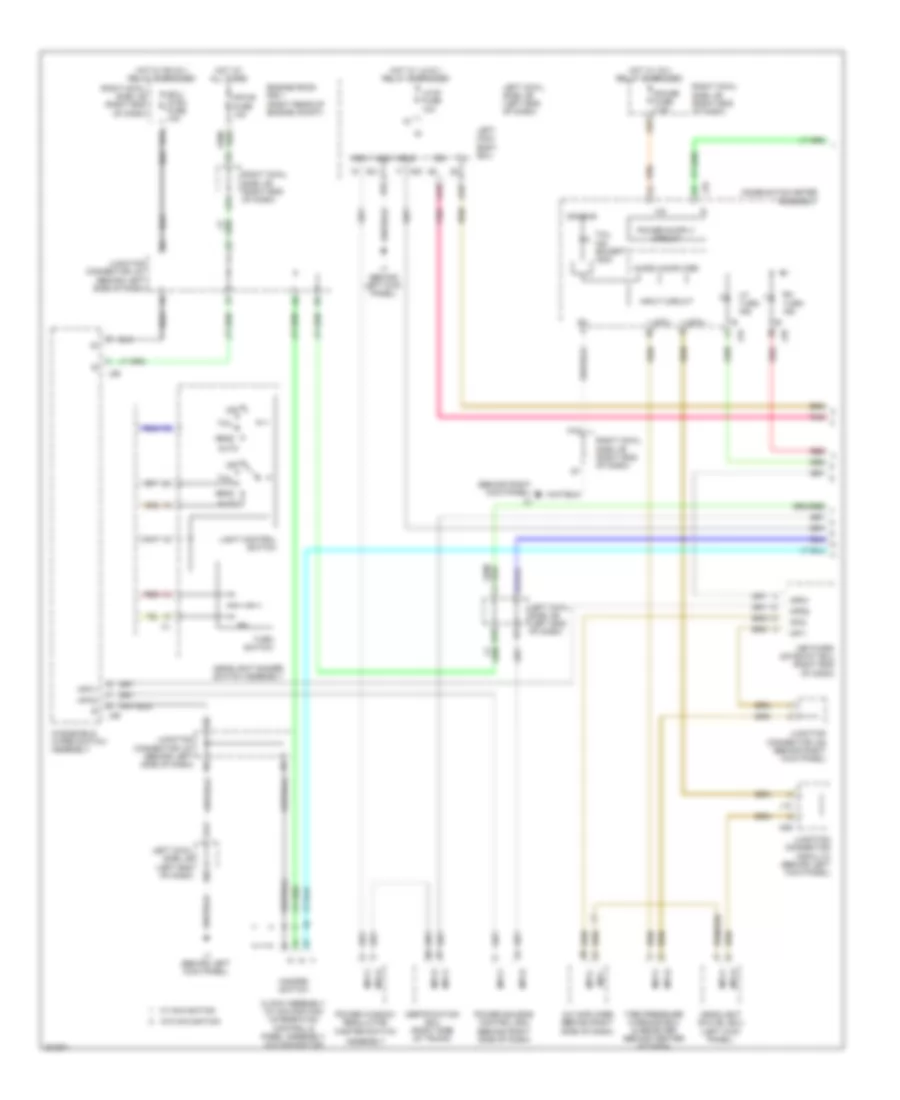 Exterior Lamps Wiring Diagram 1 of 3 for Lexus IS F 2009