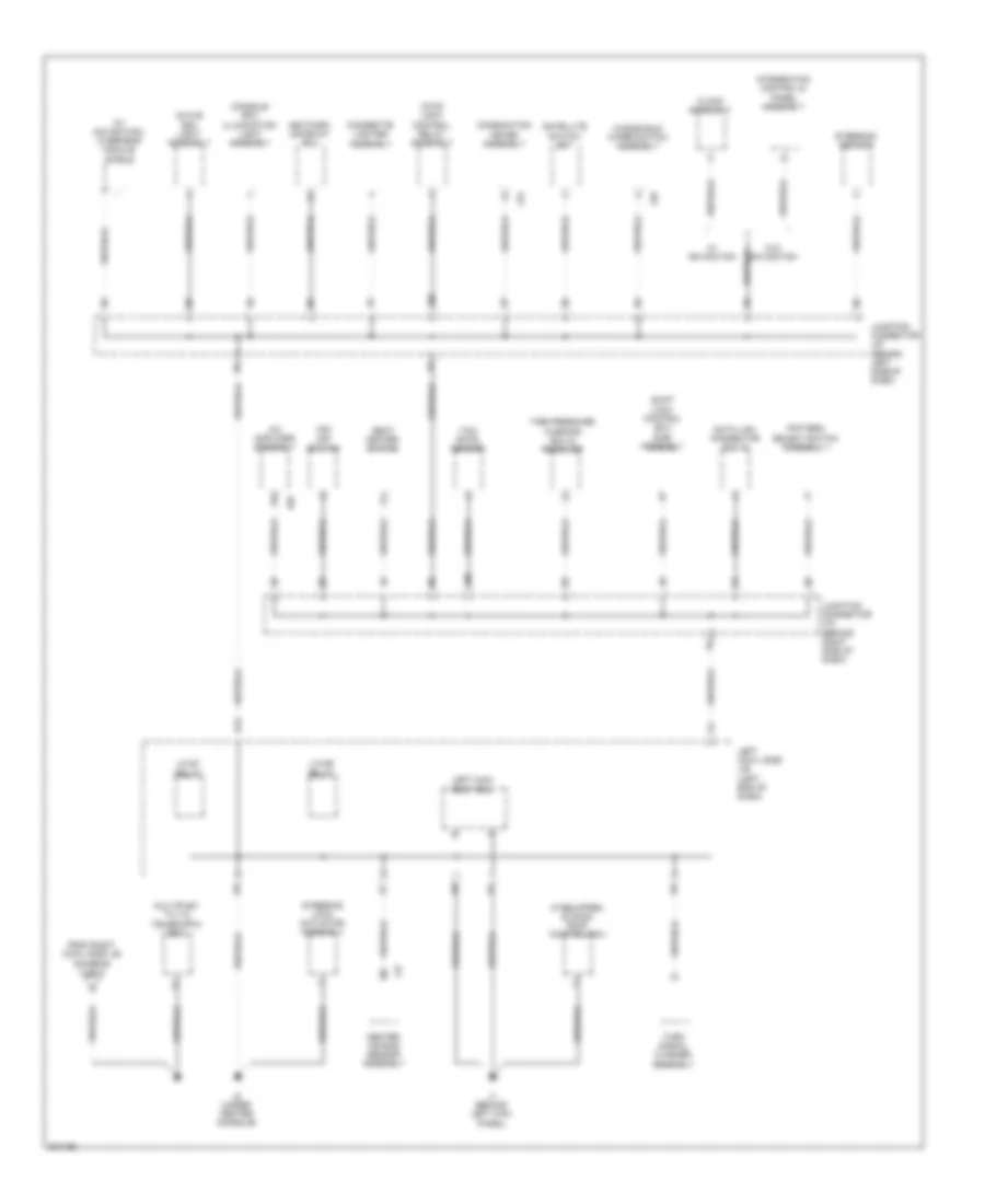 Ground Distribution Wiring Diagram 4 of 7 for Lexus IS F 2009