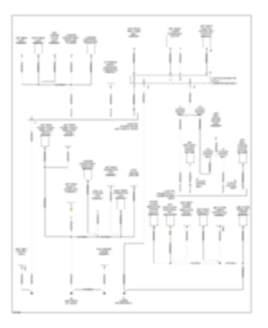 Ground Distribution Wiring Diagram 5 of 7 for Lexus IS F 2009