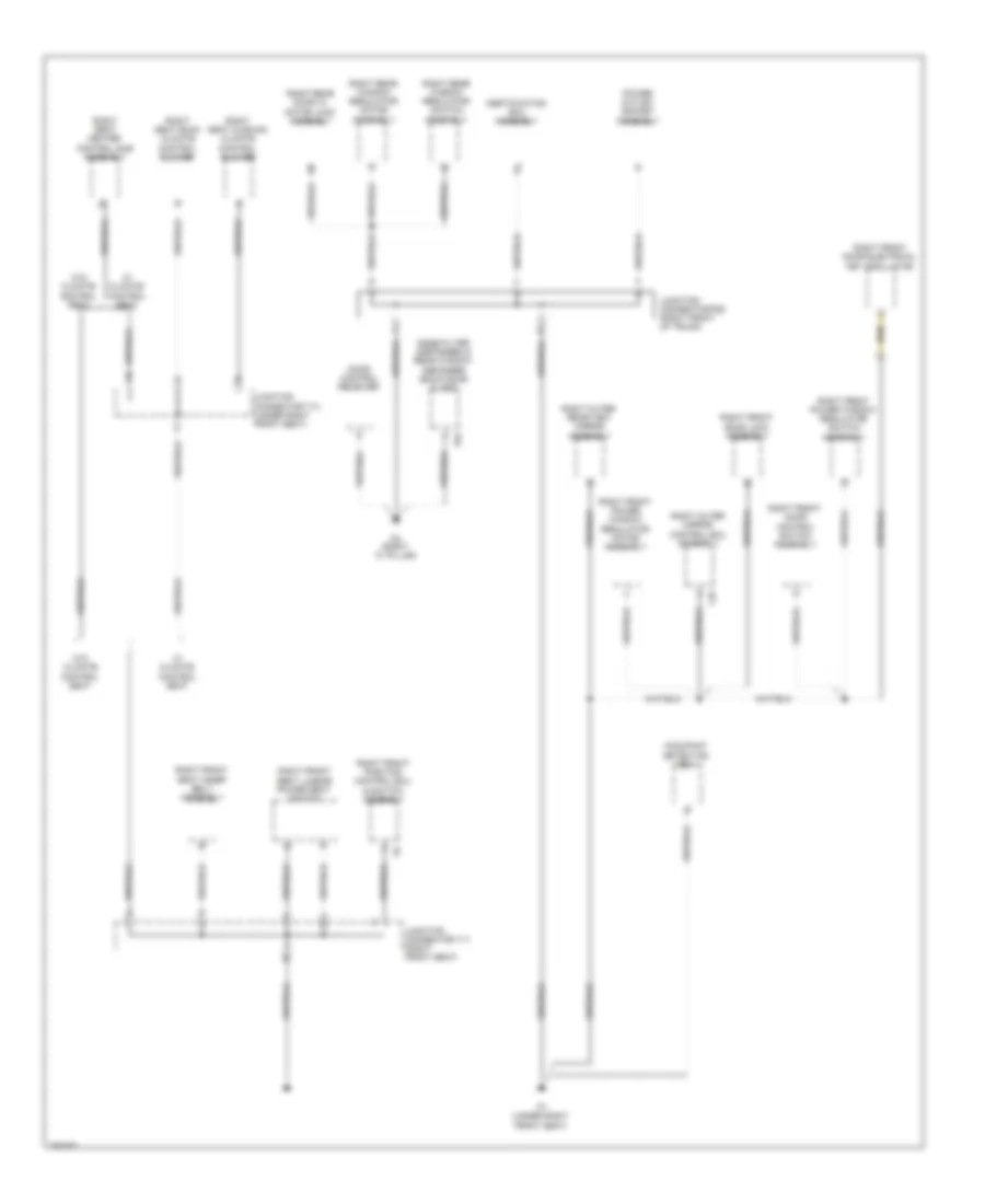 Ground Distribution Wiring Diagram 6 of 7 for Lexus IS F 2009