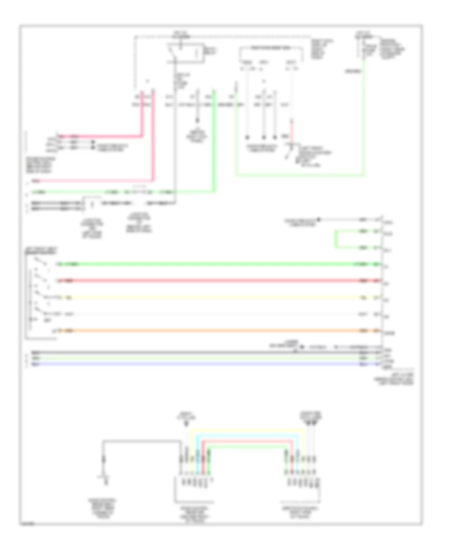 Driver s Memory Seat Wiring Diagram 2 of 2 for Lexus IS F 2009
