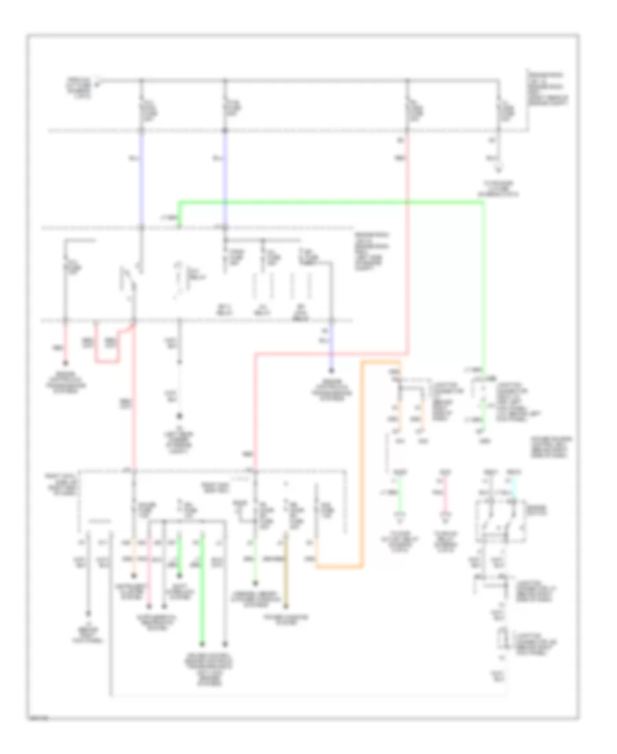 Power Distribution Wiring Diagram 3 of 5 for Lexus IS F 2009
