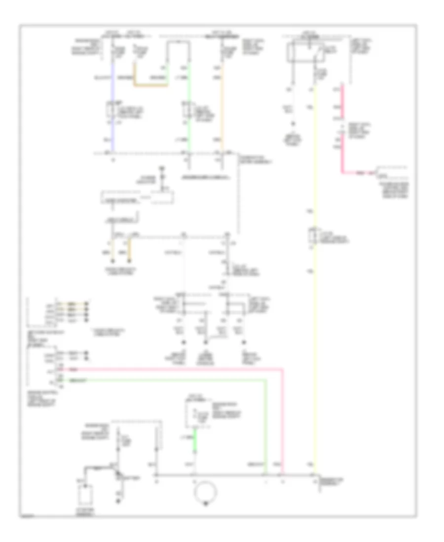 Charging Wiring Diagram for Lexus IS F 2009