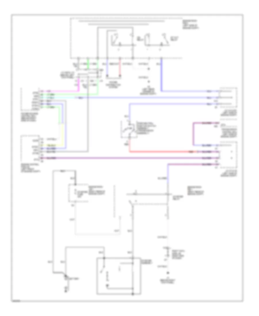 Starting Wiring Diagram for Lexus IS F 2009