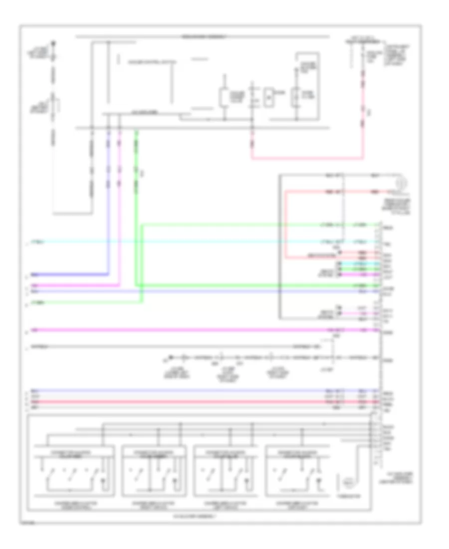 Automatic AC Wiring Diagram (4 of 4) for Lexus GX 460 Premium 2013