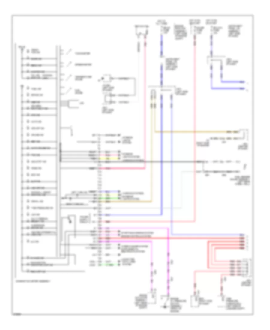 Instrument Cluster Wiring Diagram 1 of 2 for Lexus GX 460 Premium 2013