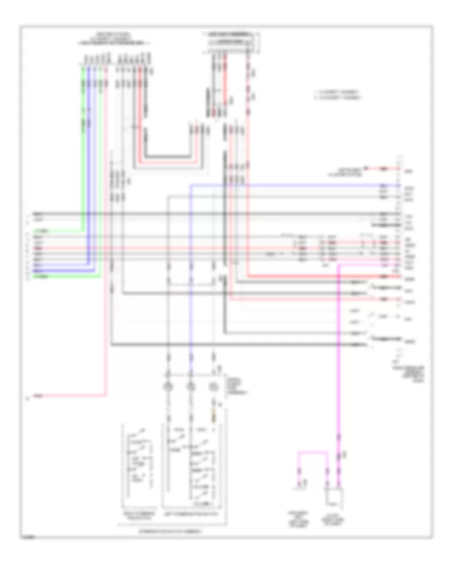 Radio Wiring Diagram without Navigation 3 of 3 for Lexus GX 460 Premium 2013
