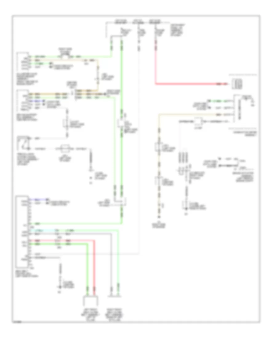 Pre Collision Wiring Diagram for Lexus GX 460 Premium 2013