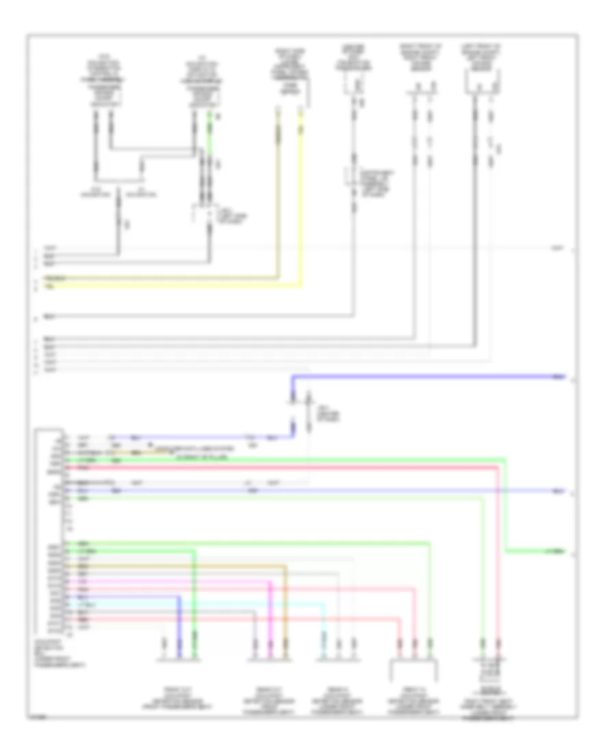 Supplemental Restraint Wiring Diagram 2 of 3 for Lexus GX 460 Premium 2013