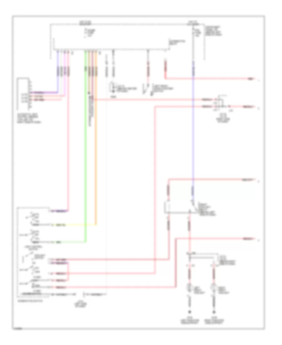 Headlight Wiring Diagram without DRL 1 of 2 for Lexus ES 300 2000