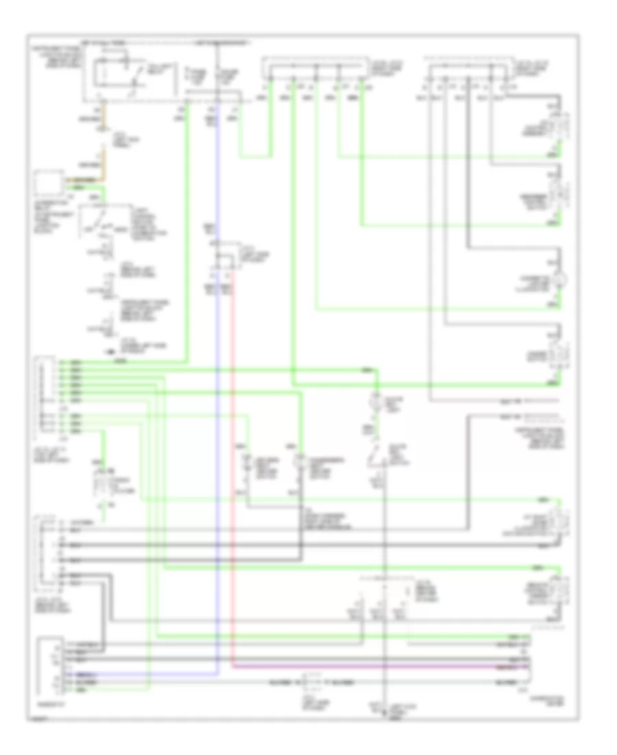 Instrument Illumination Wiring Diagram for Lexus ES 300 2000