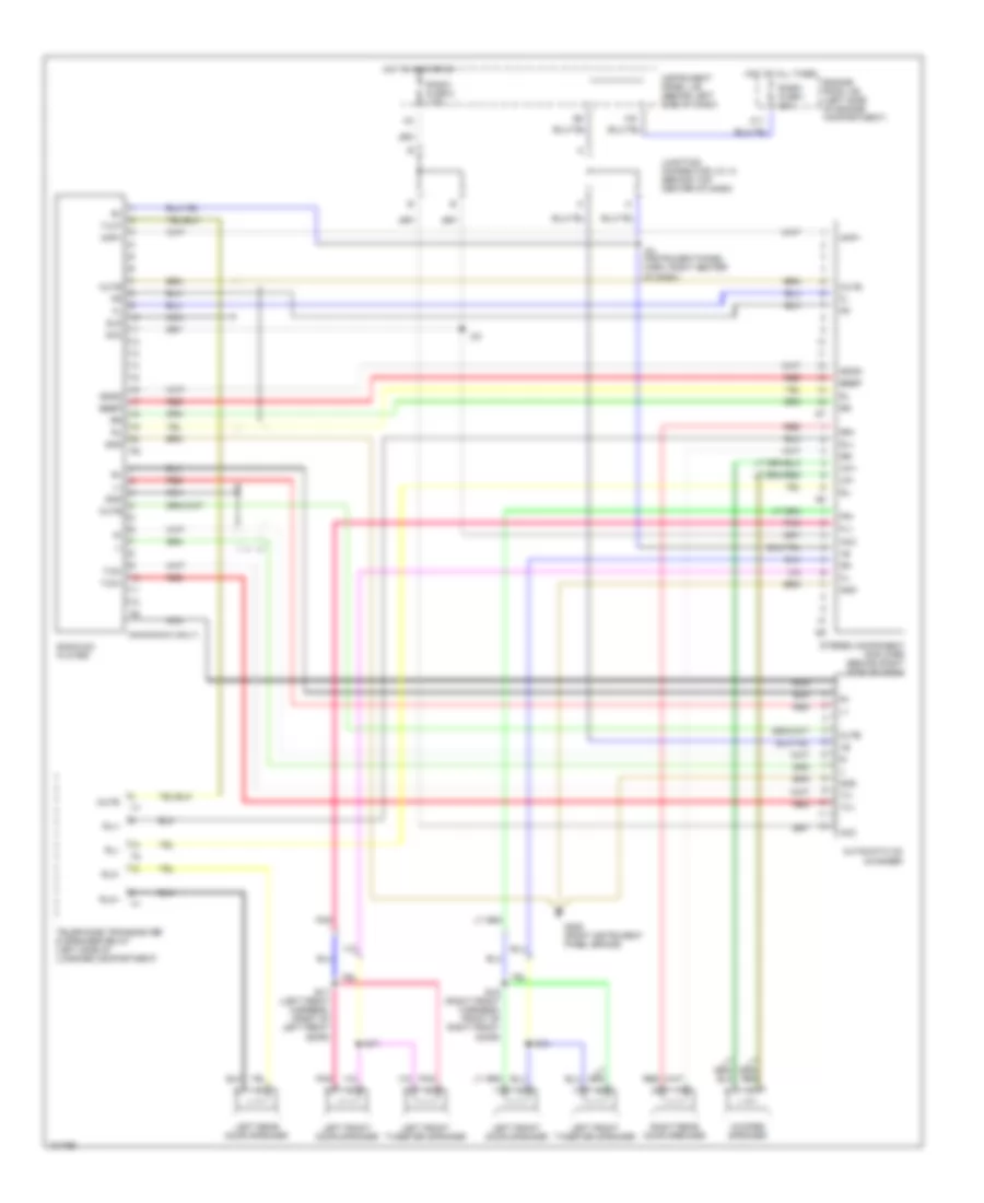 Radio Wiring Diagrams for Lexus ES 300 2000