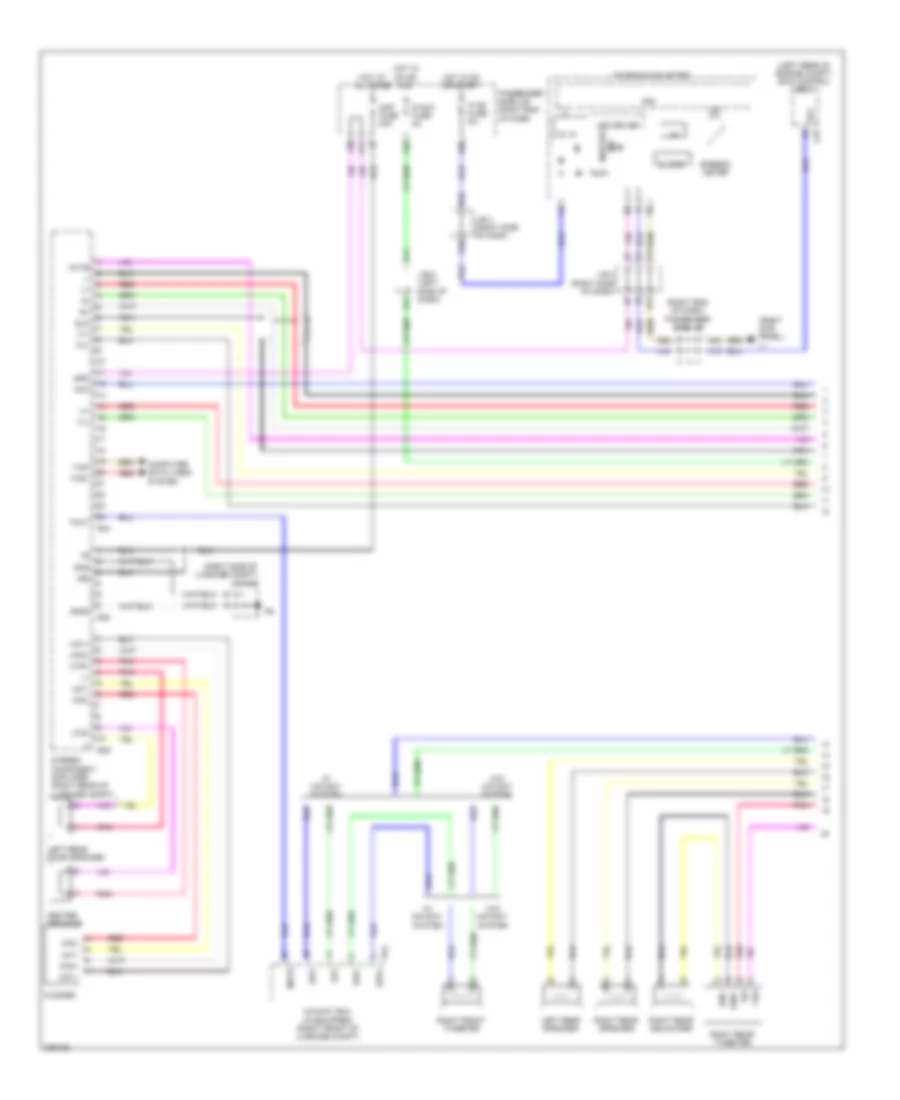 Stereo Radio Wiring Diagram, with Mark Levinson  with Rear DVD Changer (1 of 5) for Lexus LS 460 2009