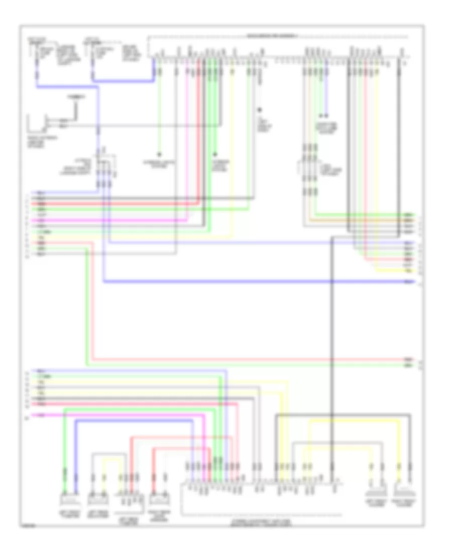 Stereo Radio Wiring Diagram with Mark Levinson  with Rear DVD Changer 2 of 5 for Lexus LS 460 2009