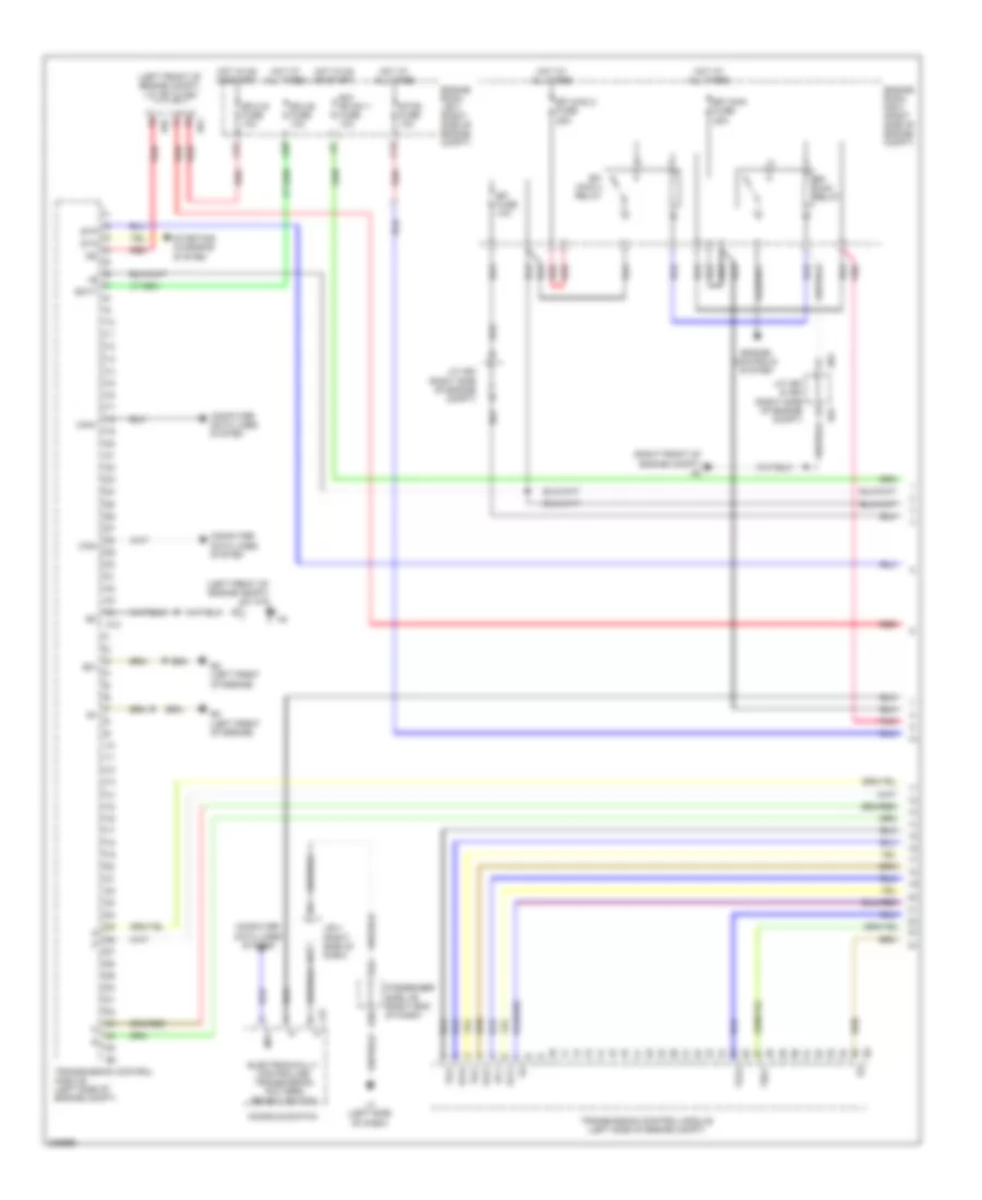 Transmission Wiring Diagram 1 of 3 for Lexus LS 460 2009