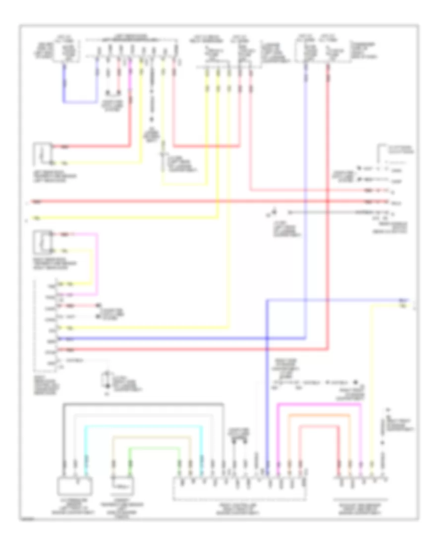 Automatic AC Wiring Diagram (3 of 5) for Lexus LS 460 2009