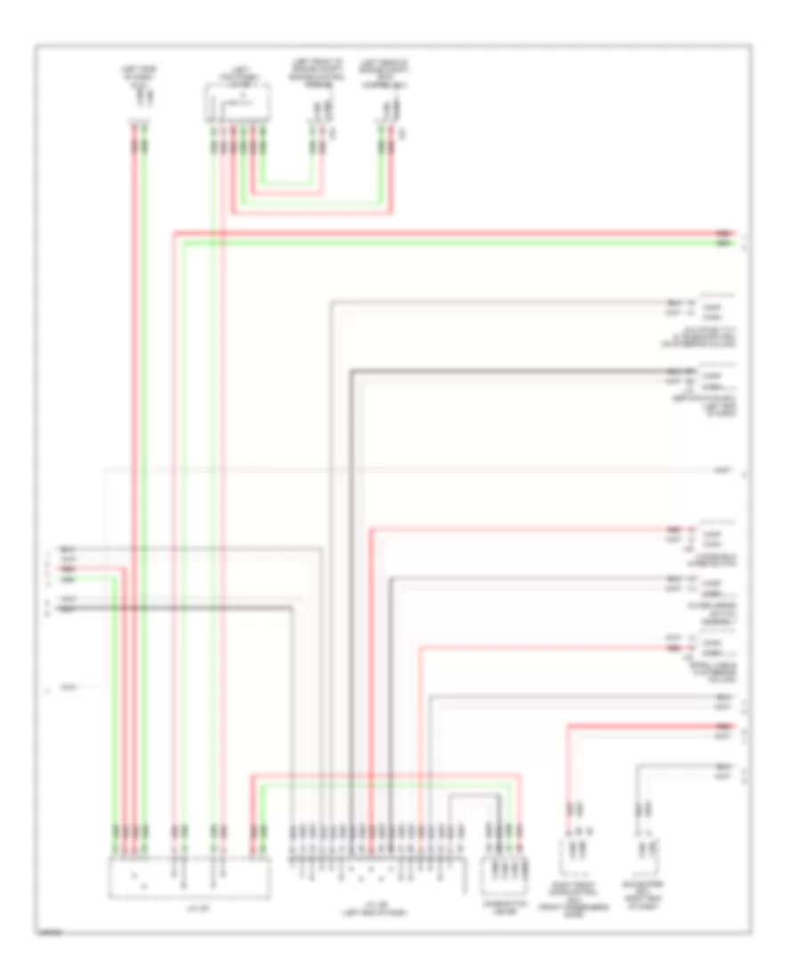 Body ECU Wiring Diagram 2 of 3 for Lexus LS 460 2009