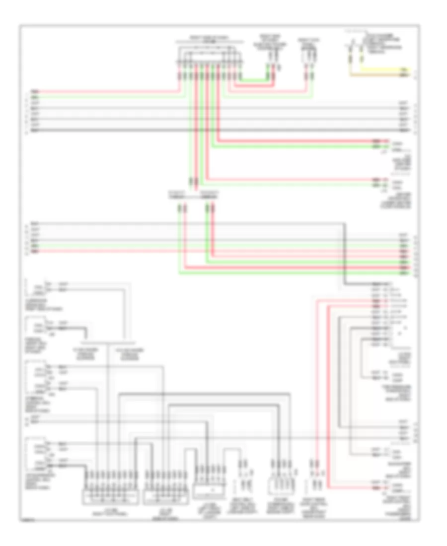 High Low Bus Wiring Diagram 2 of 3 for Lexus LS 460 2009
